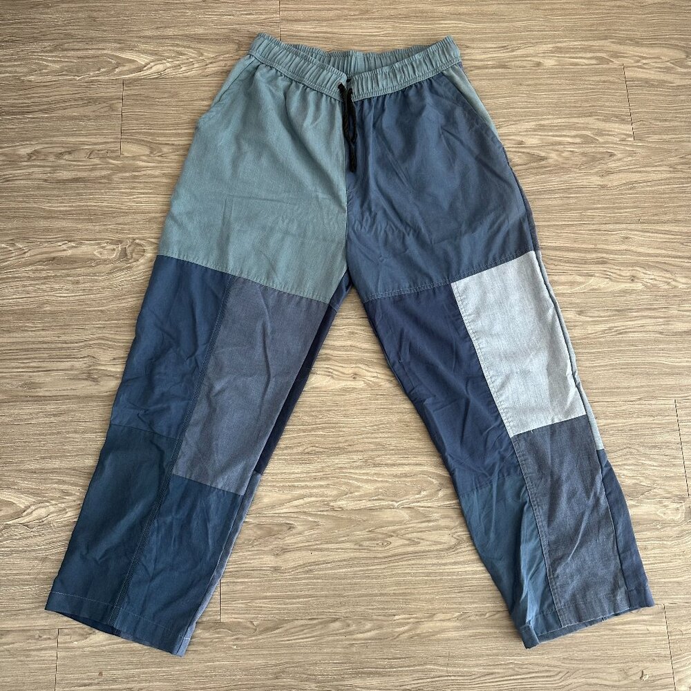 Suay Sew Shop Patchwork Wide Leg Pants (Size L)